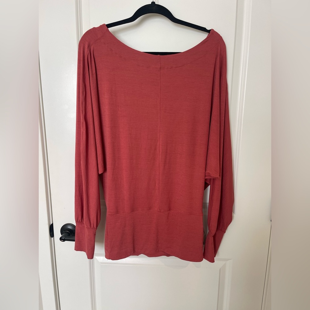 Free People Coral Blouse Size Large